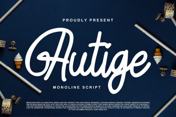 Autige Script Font