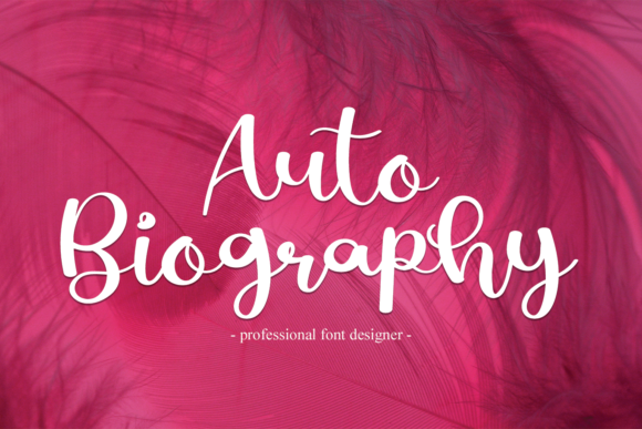 Autobiography Font