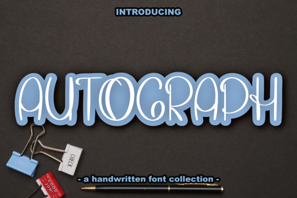 Autograph Font Poster 1