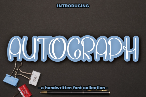 Autograph Font Autograph Font Poster 1