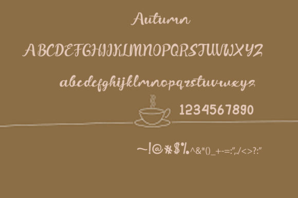 Autumn Font Poster 5