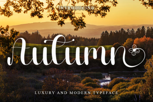 Autumn Font Poster 1