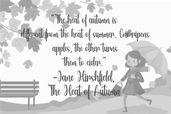 Autumn Babe Font Poster 4