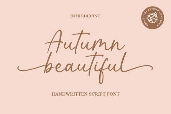 Autumn Beautiful Font Poster 1