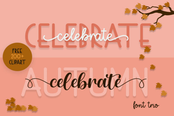 Autumn Celebrate Font Poster 1