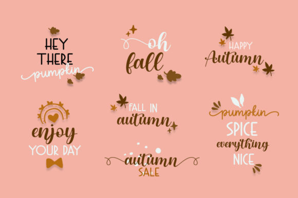 Autumn Celebrate Font Poster 3