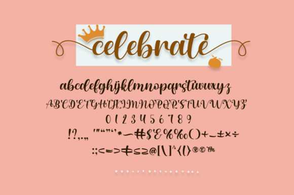 Autumn Celebrate Font Poster 10