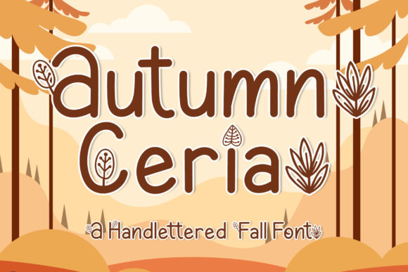 Autumn Ceria Font Poster 1