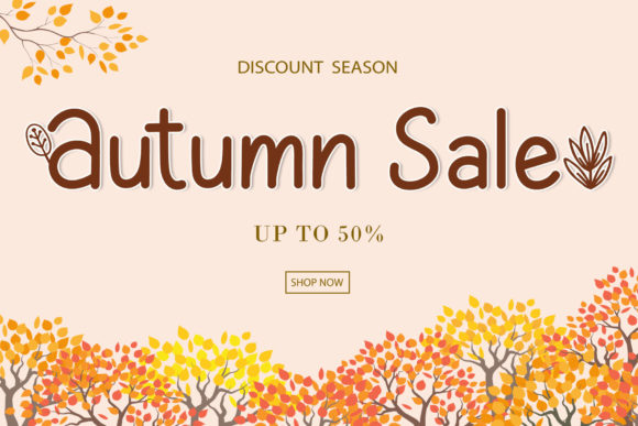Autumn Ceria Font Poster 3