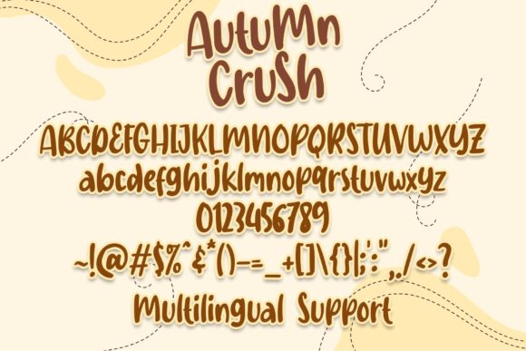 Autumn Crush Font Poster 5
