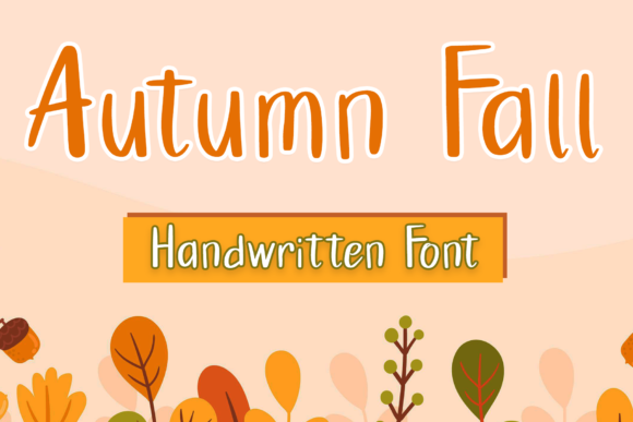 Autumn Fall Font Poster 1