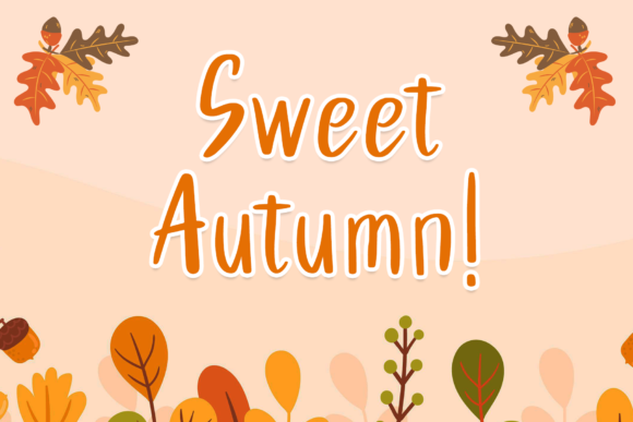 Autumn Fall Font Poster 2