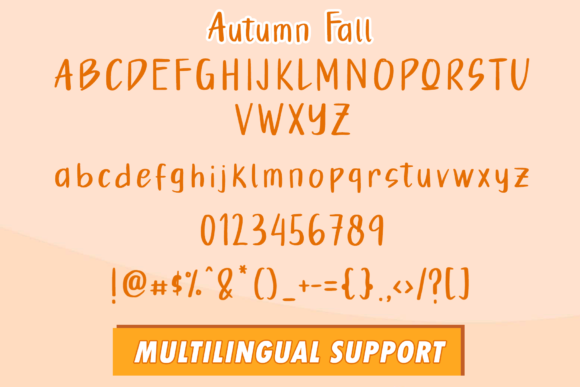 Autumn Fall Font Poster 6