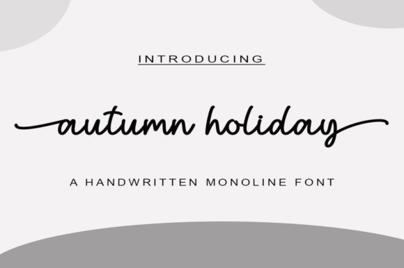 Autumn Holiday Font