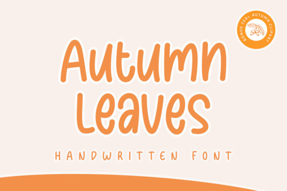 Autumn Leaves Font Poster 1