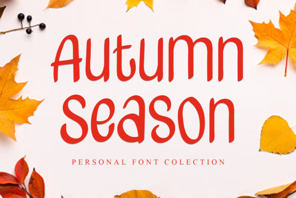 Autumn Season Font Poster 1