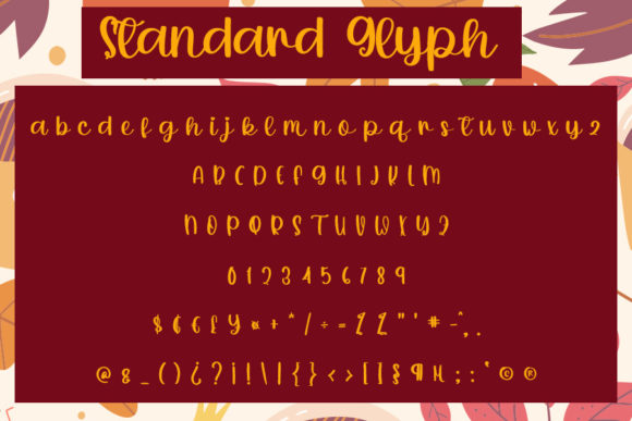 Autumn Vintage Font Poster 6