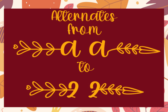 Autumn Vintage Font Poster 7