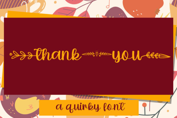 Autumn Vintage Font Poster 9