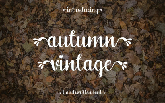 Autumn Vintage Font