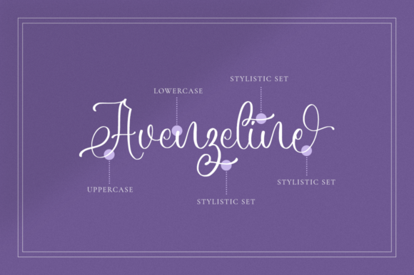 Avengeline Font Poster 8