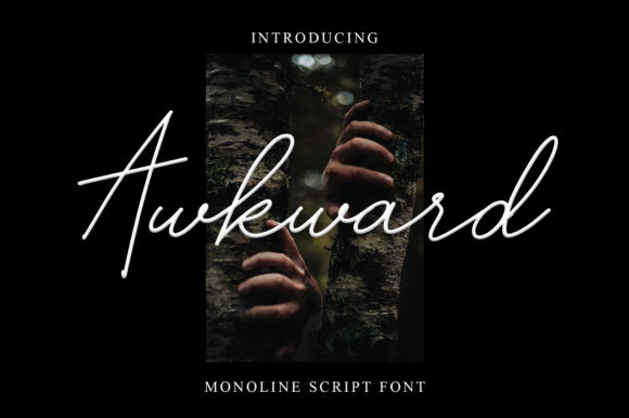 Awkward Font Poster 1