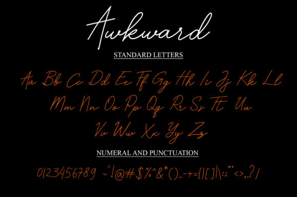 Awkward Font Poster 4