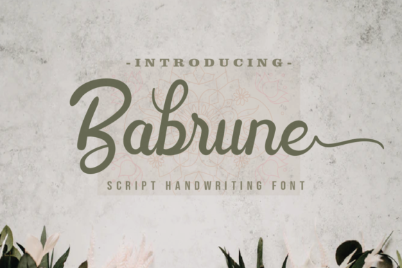 Babrune Font Poster 1