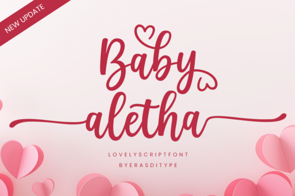 Baby Aletha Font Poster 1