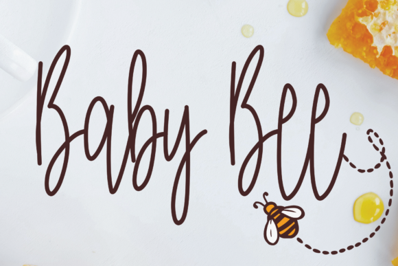 Baby Bee Font Poster 1