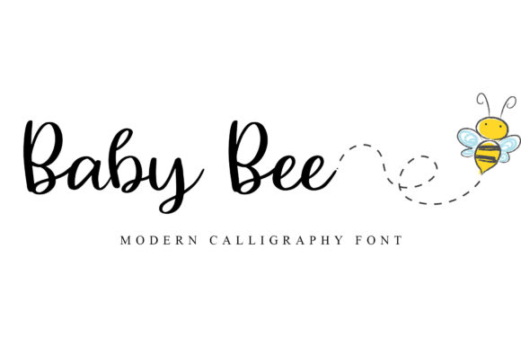 Baby Bee Font Poster 1