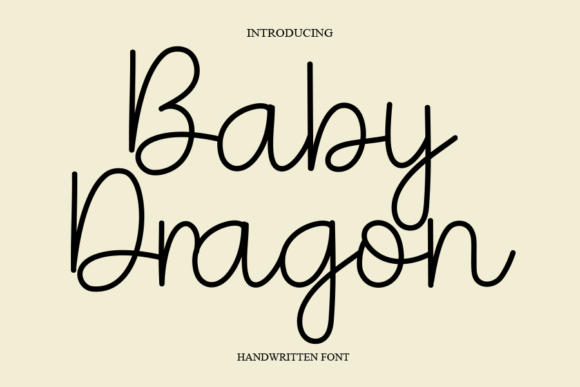 Baby Dragon Font Baby Dragon Font Poster 1