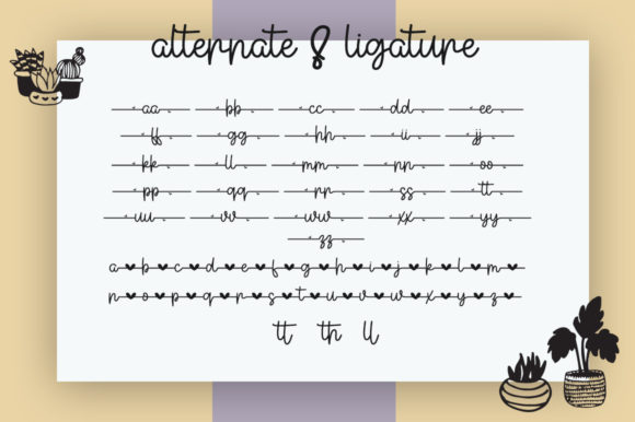 Baby Girl Font Poster 11