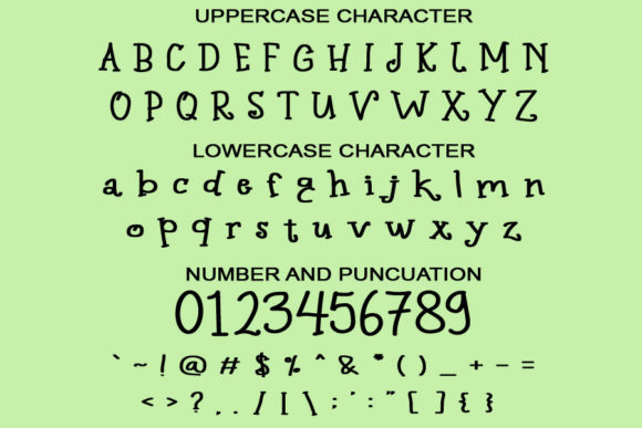 Baby Kids Font Poster 3