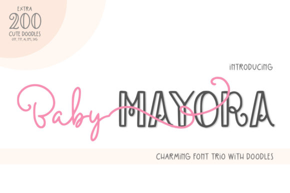 Baby Mayora Font Poster 1