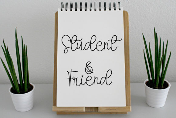 Baby School Font Poster 2