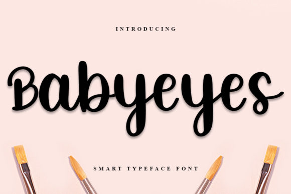 Babyeyes Font Poster 1