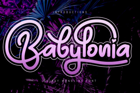 Babylonia Font Poster 1