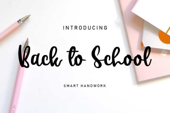 Back to School Font