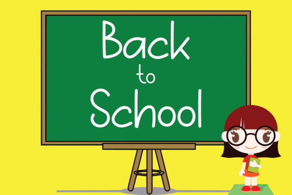 Back to School Font Poster 1