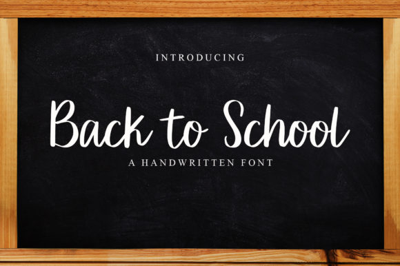 Back to School Font