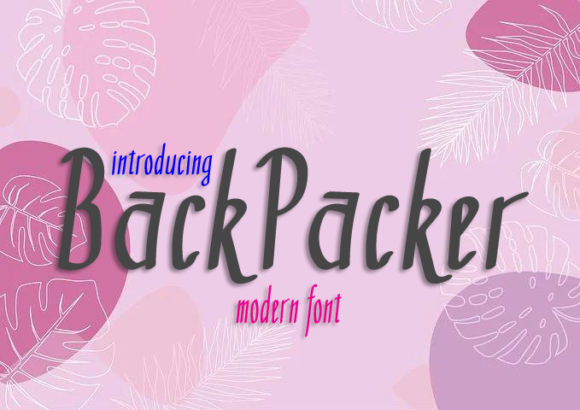 Backpacker Font