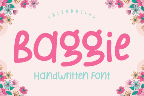 Baggie Font Poster 1