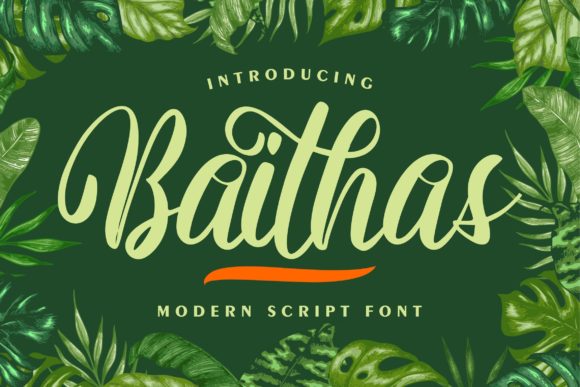 Baithas Font Poster 1