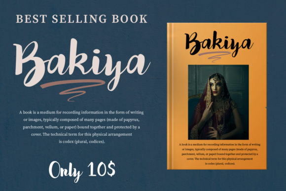 Bakiya Font Poster 5