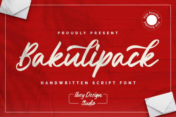 Bakulipack Script Font Poster 1