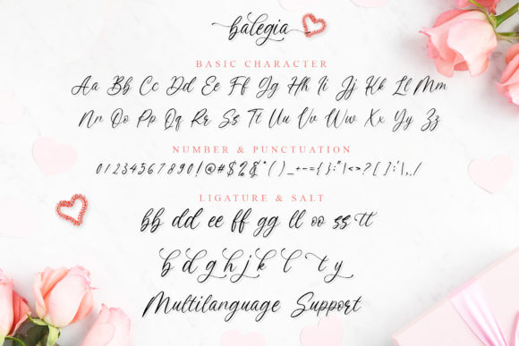 Balegia Font Poster 7