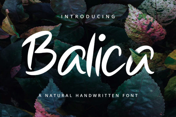 Balica Font Poster 1