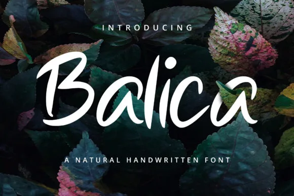 Balica Font Balica Font Poster 1