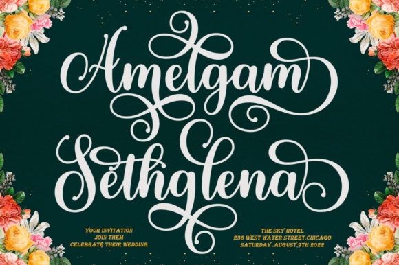 Baligline Beauty Font Poster 2